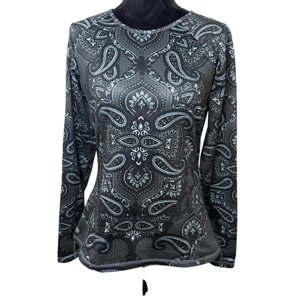 Athleta | Sierra Nevada Top in Granite Gray Victory | Sz M - Picture 2 of 7